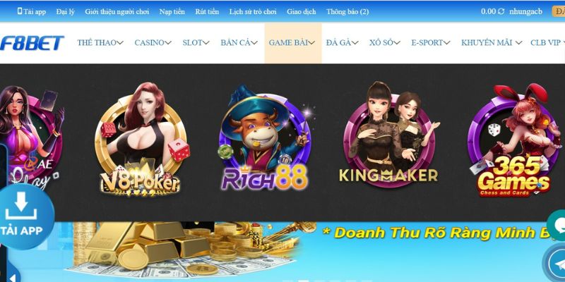 Thể thao là loại hình game thu hút nhiều người chơi tại thương hiệu F8bet